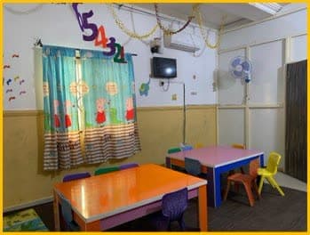 An early-years classroom at Ecclesia International School