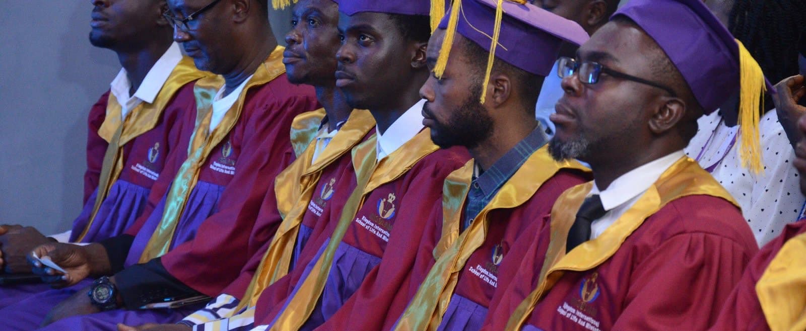 KISOLAM graduands at a commencement service